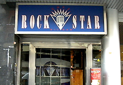 Rock Star in Bilbao, Spain