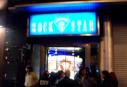 Rock Star in Bilbao, Spain