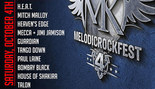 "MelodicRockFest 4" October 4 Poster