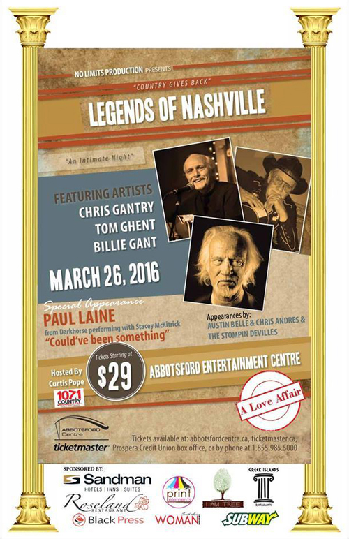 Legends Of Nashville : March 26, 2016
