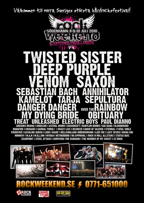 "Rockweekend Festival 2010" Poster