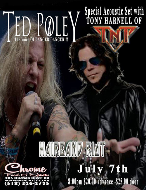 Ted Poley : Waterford, NY - July 7, 2018
