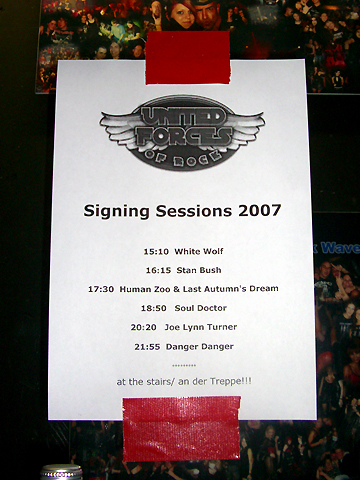 UFOR Signing Sessions 2007