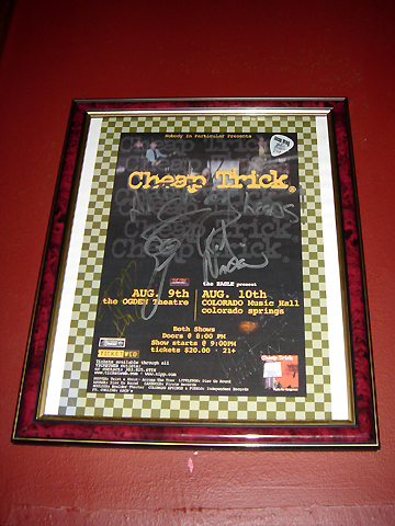 Cheap Trick's Autograph at Leeds Hard Rock Cafe