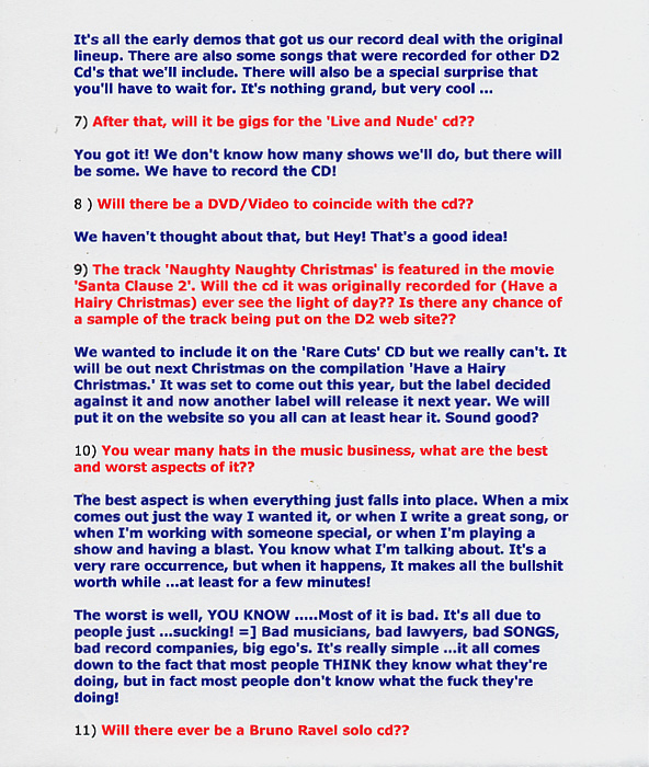 Bruno Ravel Interview...Hot Off The Press!!!!! #2