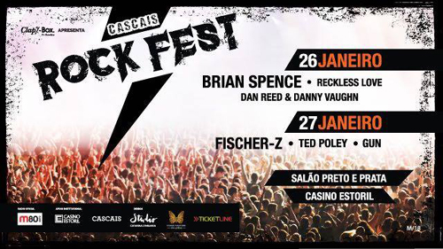 Ted Poley : Cascais Rock Fest - January 27, 2018