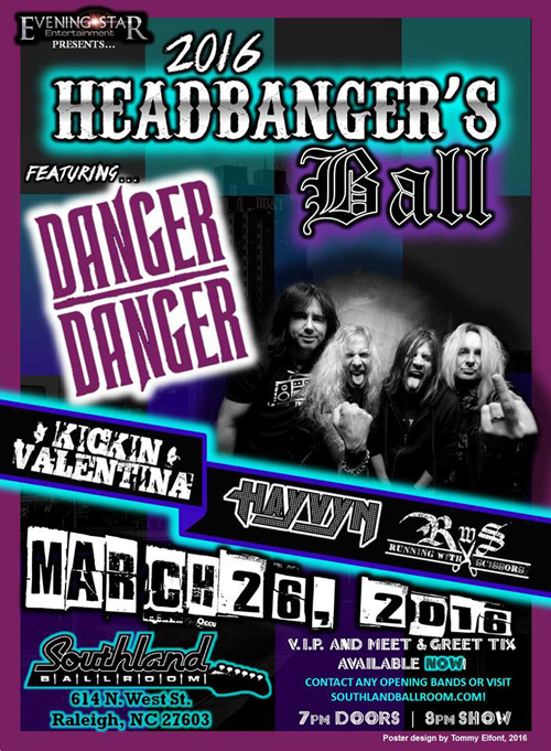 Danger Danger in Raleigh, NC : March 25, 2016