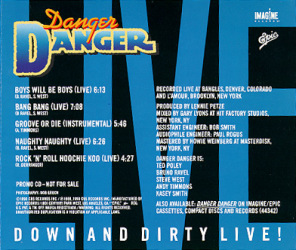 Dawn And Dirty Live! : Back