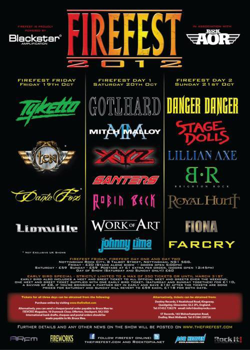 "Firefest 2012" Poster