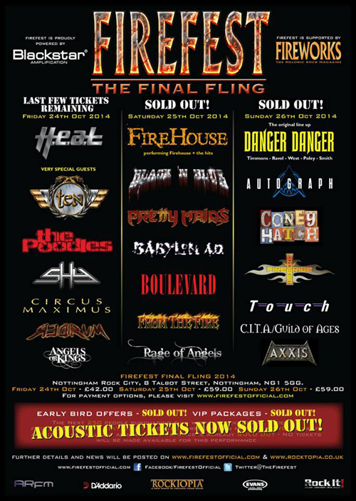 Firefest - The Final Fling : SUNDAY SOLDOUT!!!