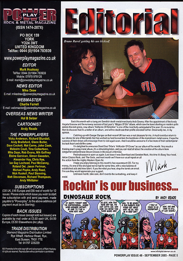 Power Play 48 P.5 - September, 2003