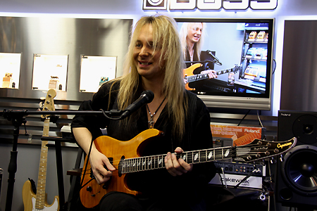 Rob at MUSICLAND KEY, Shibuya