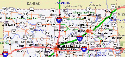 Oklahoma Map