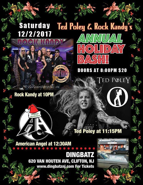Ted Poley : at Dingbatz in NJ - December 2, 2017