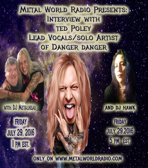 Ted on Metal World Radio, July 29, 2016