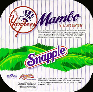 Yankee Mambo : Snapple Version - Back