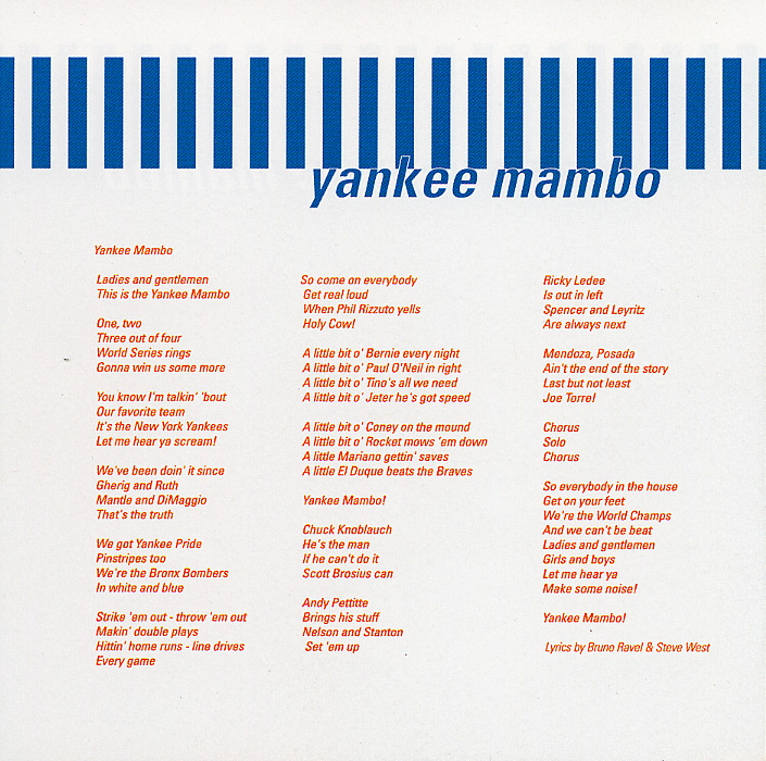 Yankee Mambo Lyrics